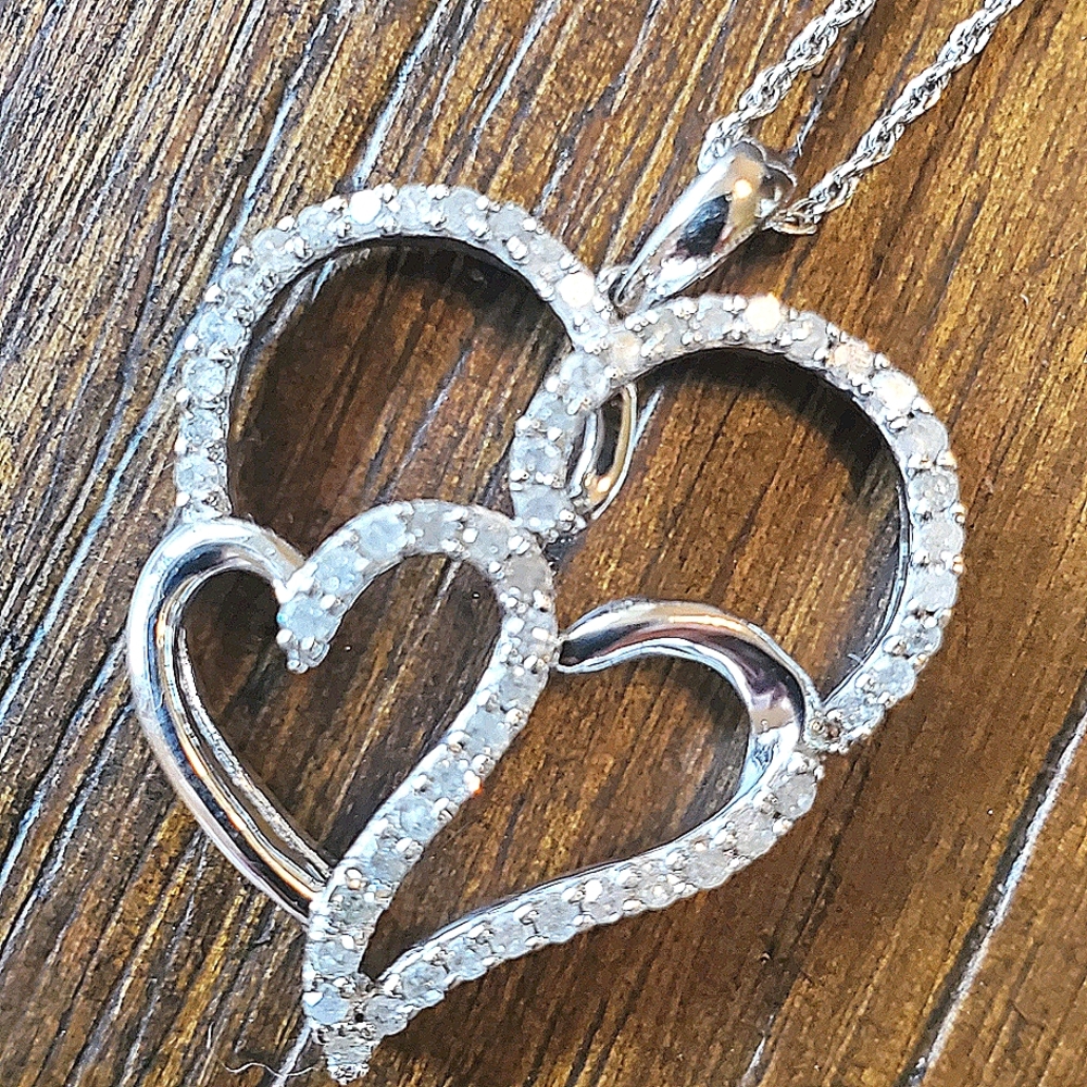 Diamond accent pendant